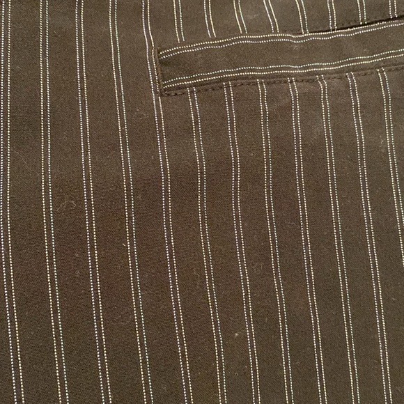 Courtenay black dress slackss with white & blue pinstripes. Sz. 8. - Picture 4 of 6